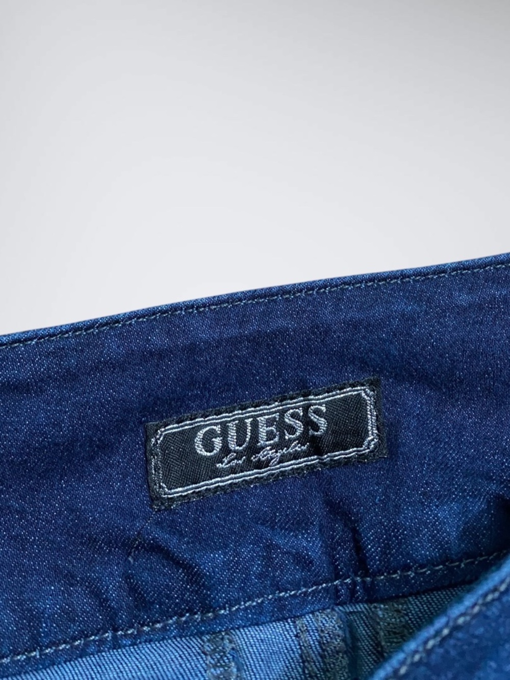 VTG Y2k Guess Ultra Low Rise Side Zipper Flare Trouser Denim Pants - Picture 7 of 10